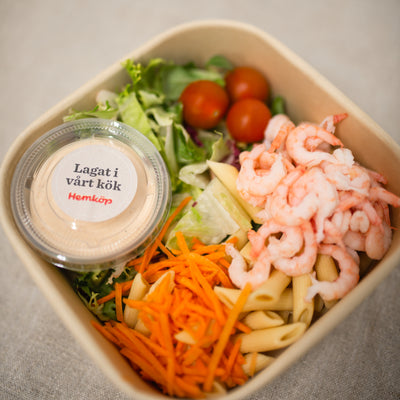 Smakfull matlåda från Hemköp, redo att avnjutas till lunch eller middag